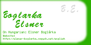 boglarka elsner business card